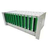 19" MPO Patch panel, 144 SC/APC, 12 kovových kazet, osazeno spojkami a pigtaily