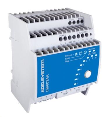 ADEL System CBI6024A, průmyslový zálohovaný zdroj, 24V/2,5A, 60W, IP dohled