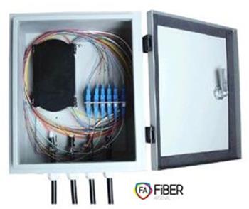 Box pro zakončení optických vláken pro 12 vláken, kovový