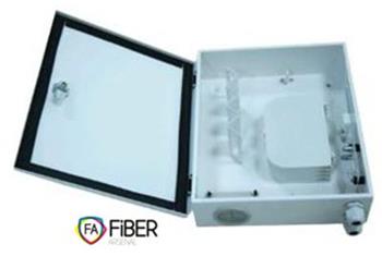 Box pro zakončení optických vláken pro 24 vláken, kovový