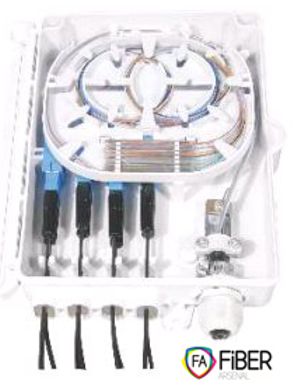 Box pro zakončení optických vláken pro 8 vláken