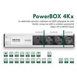 Chytré zásuvky NETIO PowerBOX 4KE