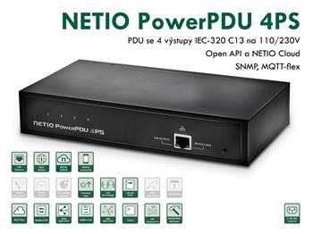 Chytré zásuvky NETIO PowerPDU 4PS