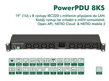 Chytré zásuvky NETIO PowerPDU 8KS