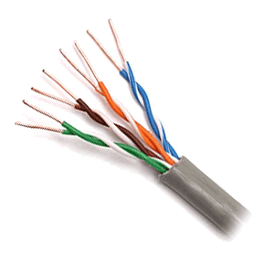 DATACOM UTP drát CAT6 PVC, šedý