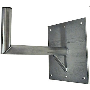 Držák antény 35/20cm s plotnou 30x30, trubka 60/2mm + vzpěra, Galva