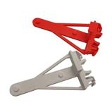 Držák na DIN lištu pro Mikrotik série hEX a hAP (porty dolů)