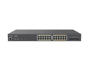 EnGenius ECS2528FP Cloud Managed PoE Switch, 16x GE + 8x 1/2.5G, 4x SFP+, 410 W
