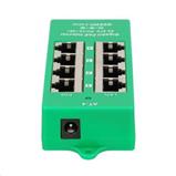 Gigabitový stíněný 4-portový PoE panel, 802.3af/at