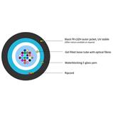 Kabel optický WIREX J/A-DQ(BN)H WBF, 24vl., 09/125, LSOH-FR, BE02, CLT, Eca, KDP