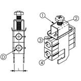 Kabelová příchytka FIMO mRF E 2x5 (2x4-5mm)