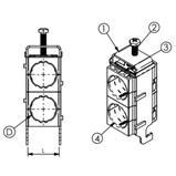 Kabelová příchytka FIMO sRF E 2x6 (2x5-6mm)