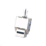 Keystone DATACOM pro konektor RJ-45, STP, Cat.5e, (dual) mini silver