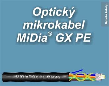 LT MiDia GX NG 48 vl. AW+, 4x12 vl./trub., OD 5,2 mm (6 el.), HDPE plášť
