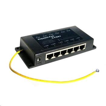 MHPower POE-PAN6-GB, Gigabitový stíněný 6-portový pasivní PoE panel