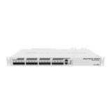 MikroTik Cloud Router Switch CRS317-1G-16S+RM, 800 MHz CPU, 1 GB, 1x GLAN, 16x SFP+cage, ROS L5, Dual PSU,1U Rackmount