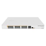 Mikrotik CRS328-24P-4S+RM, switch 24 Gb portů + 4 SFP+ 10 Gb