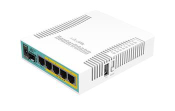 MikroTik RouterBOARD RB960PGS, hEX PoE, 800 MHz CPU, 128 MB RAM, 5x GLAN, USB, L4, PSU
