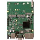 MikroTik RouterBOARD RBM33G, Dual Core 880MHz CPU, 256MB RAM, 3x Gbit LAN, 2x miniPCI-e, ROS L4