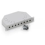 Optická vana, 10", 8x SC Simplex, černá