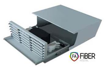 Optická vana, 19". 144x SC Simplex, výsuvná