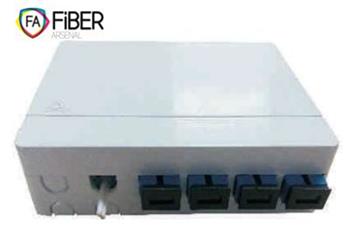 Optická zásuvka, 4x SC, 8x LC