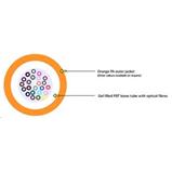 Optický kabel, Blown Cable, 24vl., 9/125, LFP, 3,2mm, CLT