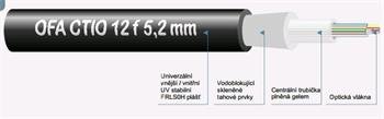Optický kabel CTIO 4f, 5,2mm