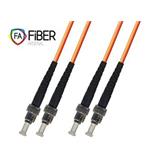 Optický patchcord, 50/125, ST/PC-ST/PC, MM, duplex, 3m