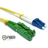Optický patchcord, 9/125,E2000/APC-LC/PC, SM, duplex, 20m