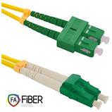 Optický patchcord, 9/125, SC/APC-LC/APC, SM, duplex, 1m