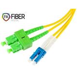 Optický patchcord, 9/125, SC/APC-LC/PC, SM, duplex, 10m