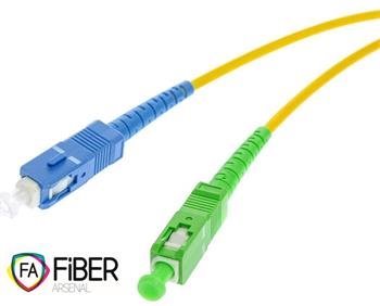 Optický patchcord, 9/125, SC/PC-SC/APC, SM, simplex, 5m