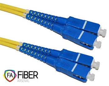 Optický patchcord, 9/125, SC/PC-SC/PC, SM, duplex, 10m