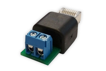 OTH-DC/RJ45 - Adaptér pro DC napájení, Svorky - RJ45