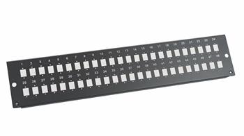 Panel 48xSC pro 2U 19" Optická vana černá