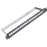 Patchpanel 19", CAT5e, UTP, 24x RJ45, 1U