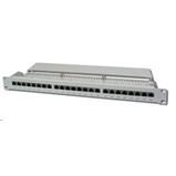 Patchpanel 19", CAT6, STP, 24x RJ45, 1U