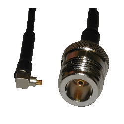 Pigtail - Redukce MMCX (Orinoco) - N-female, 400 mm