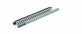 RACK 19" Vyvazovací panel 1U jednostranná plastová lišta