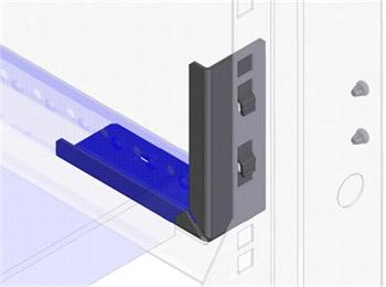 RACK Triton, Podpěra pro nástěnný, 500mm