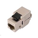 Samořezný keystone Solarix CAT6 STP RJ45, černý