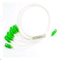 Splitter PLC 1x2, G.657.A1, PLC tube, in/out SC/APC, 0,9mm