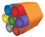 Svazek HDPE DuraMulti DB 7x14/10