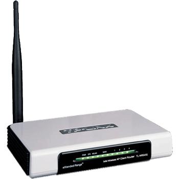 TP-LINK TL-WR543G 54Mbps Wireless Client Router