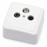 TV/R/SAT zásuvka průběžná - 12 dB