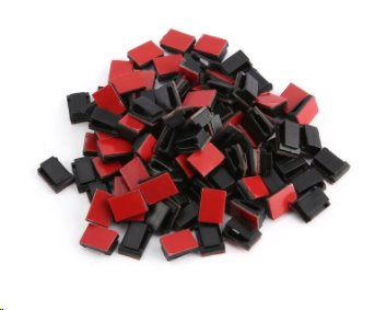 Úchytka kabelů samolepící