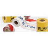 Výstražná fólie oranžová bez tisku, rozměr 330x0,080 mm, metráž