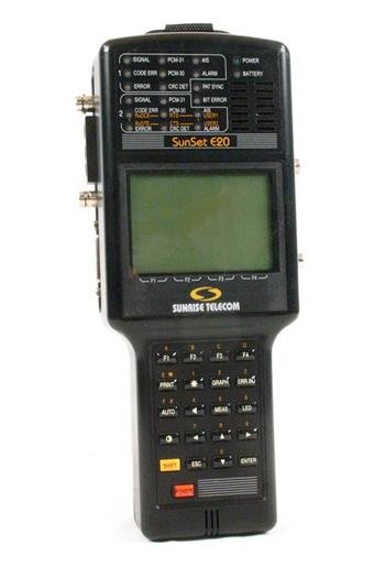 Zápůjčka SunSet E20 Analyzer for testing E1, NX64, Euro ISDN
