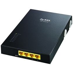 ZyXEL ES-315F Managed L2 switch, static VLAN, 4x 10/100, 1x 100 Mb/s SFP